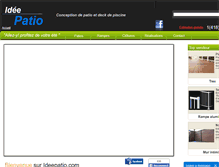 Tablet Screenshot of ideepatio.com